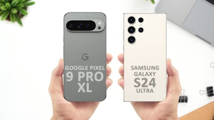 compare google pixel 9 pro XL VS samsung galaxy s24 ultra